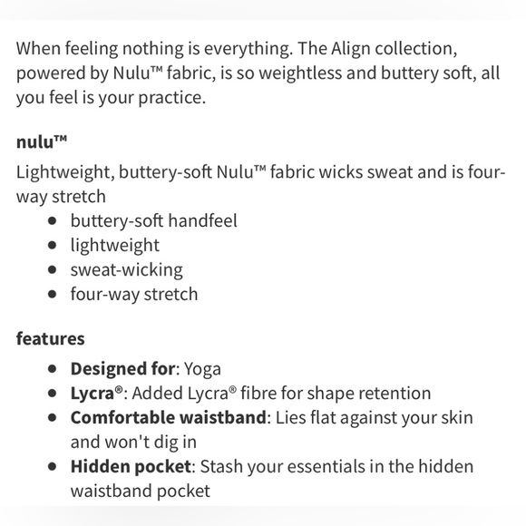 lululemon Align™ High-Rise Pant Size 2 - Picture 14 of 14